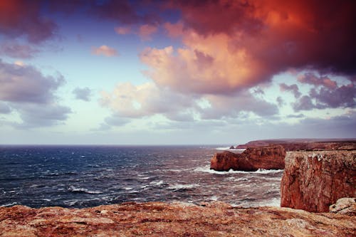 Free Imagine de stoc gratuită din amurg, apă, cliff edge Stock Photo