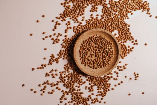 Brown Powder on White Surface