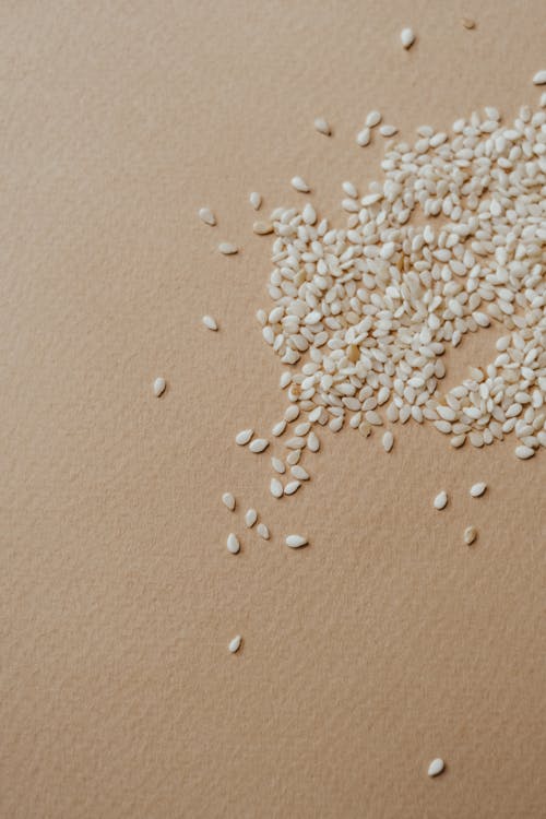 A Sesame Seeds on a Flat Surface