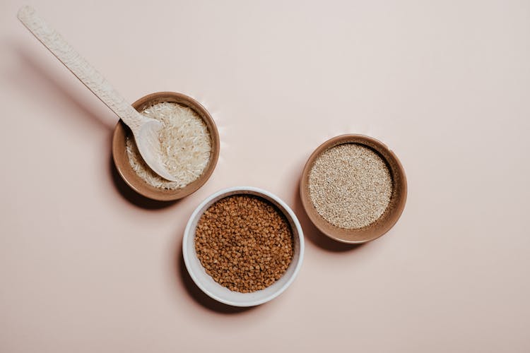 Brown Powder In White Ceramic Bowl