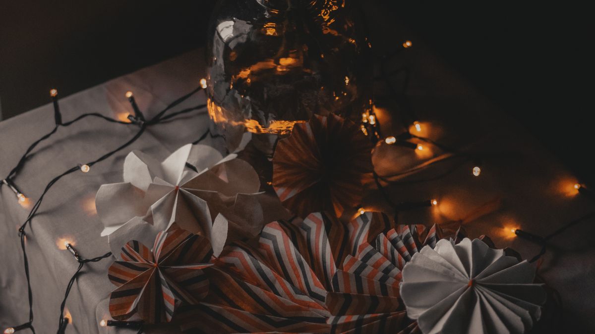Décoration écoresponsable pour fêtes - illustration