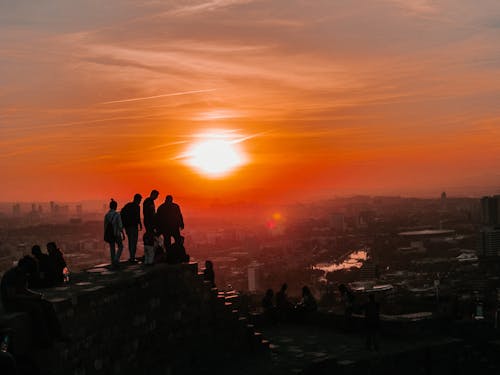 Photos gratuites de ankara, bâtiment, beau coucher de soleil