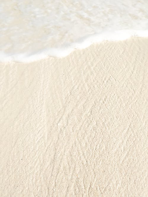 A White Sand on the Beach