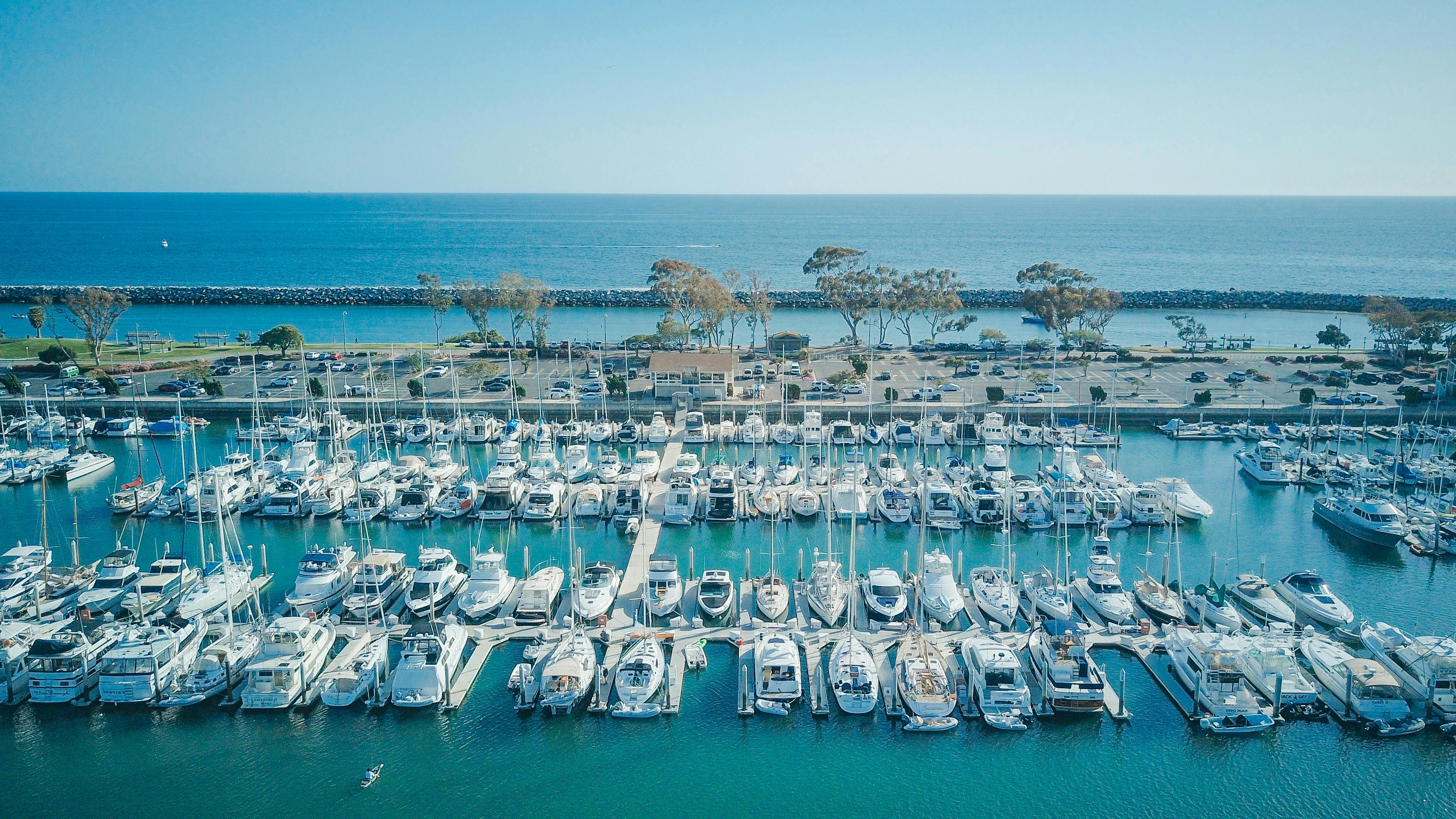 White Boats on Sea · Free Stock Photo