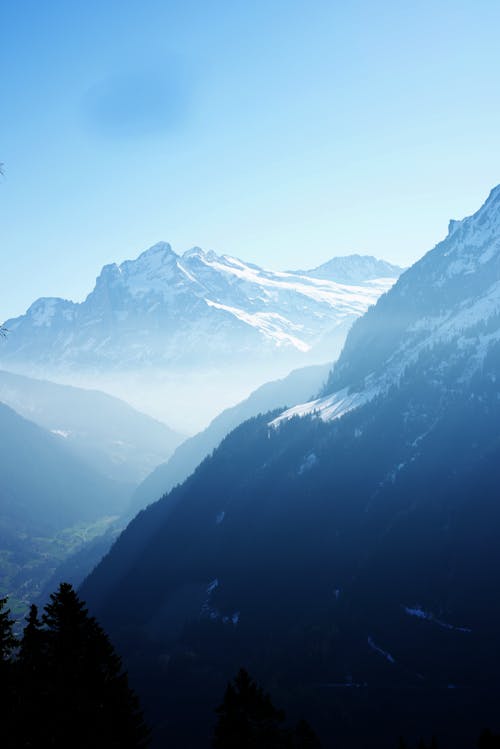 бесплатная Бесплатное стоковое фото с вертикальный выстрел, горы, зима Стоковое фото