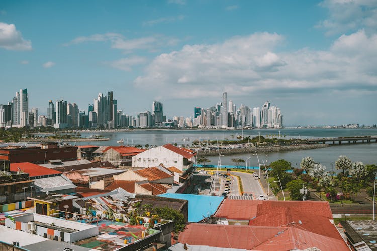 Cityscape Of Casco Viejo In Panama 