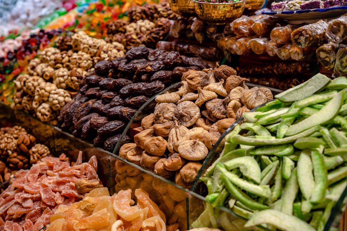 Dry fruits assortment