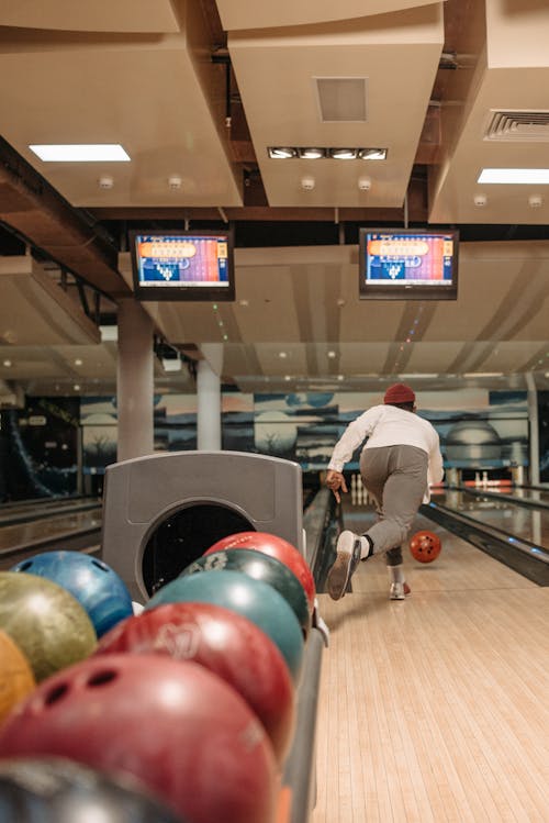 A Person Playing Bowling