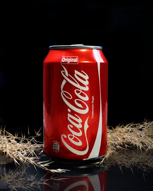 Free Close-Up Shot of a Canned Coca-Cola Stock Photo