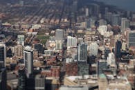 Aerial View of City Buildings