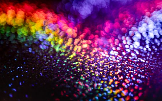 Bokeh Lights in Close Up Shot