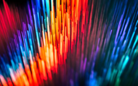 Colorful abstract image with vivid light streaks creating a dynamic pattern.