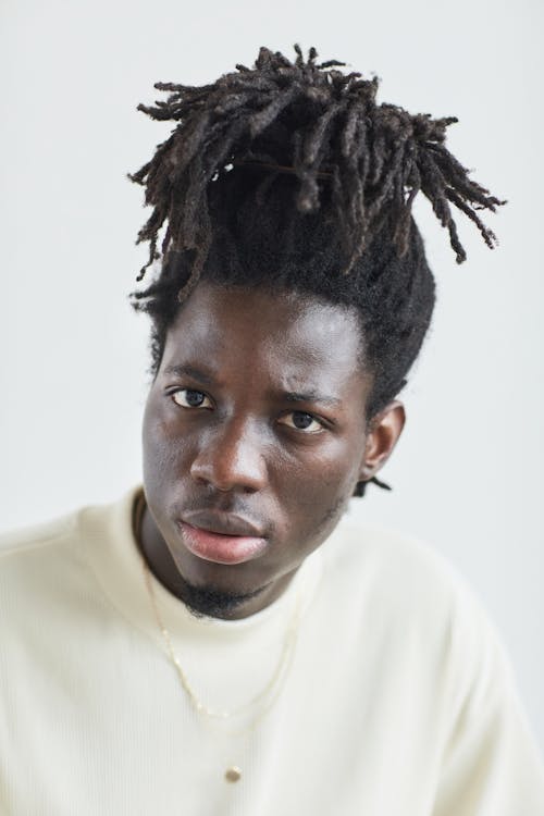 Portrait of a Man with Dreadlocks