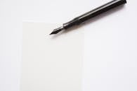 Fountain Pen on White Surface