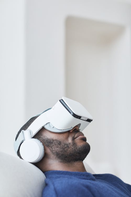 無料 VRヘッドセット, おとこ, ガジェットの無料の写真素材 写真素材