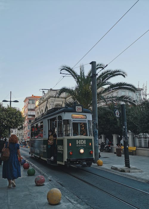 A Tram Near the Street
