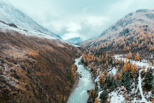 Безкоштовне стокове фото на тему «Аерофотозйомка, гори, Долина»