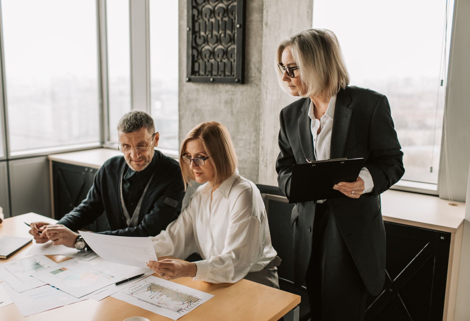 Crigglestone — office relocation team moving desks and equipment