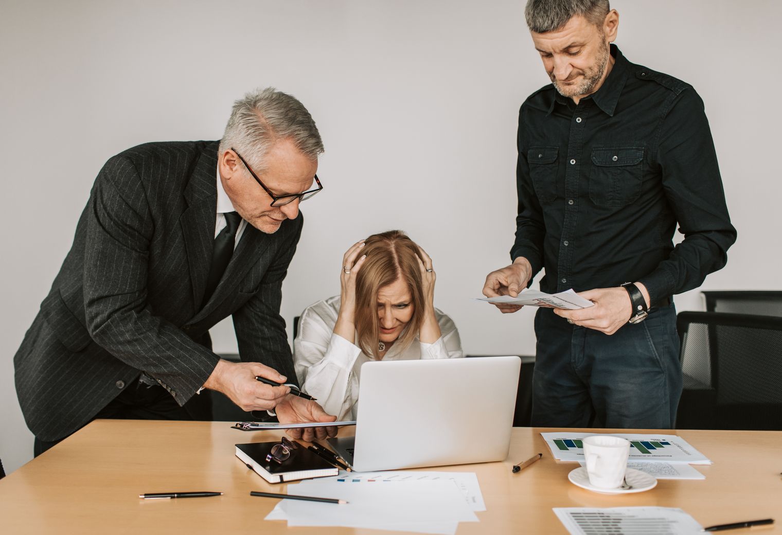 Leek Wootton — office relocation team moving desks and equipment