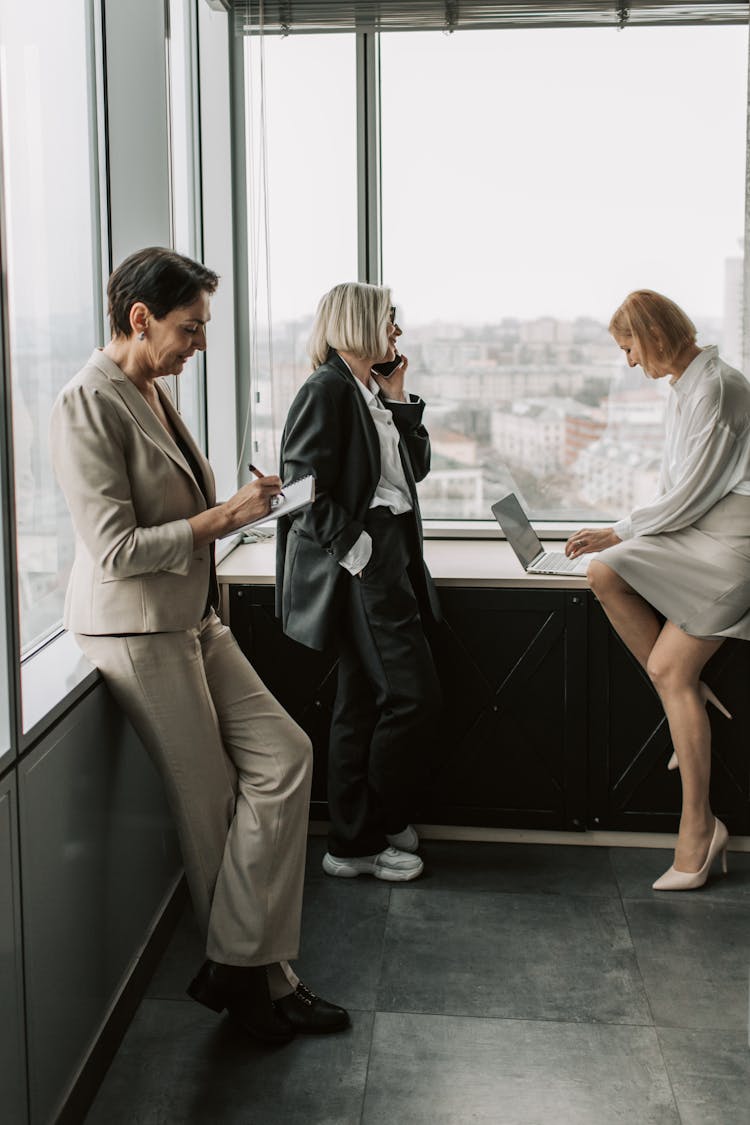 Women Busy Working In The Office