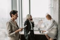 Mature Women Working in the Office