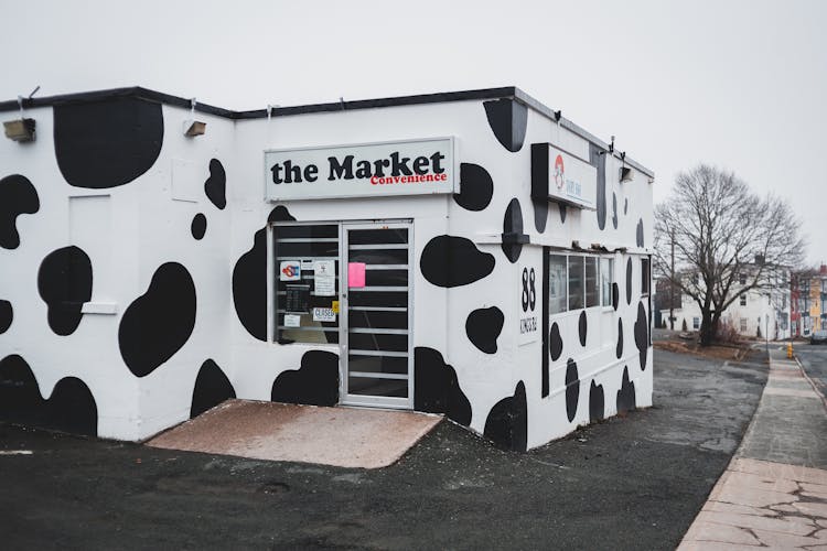 Convenience Store Located In Town