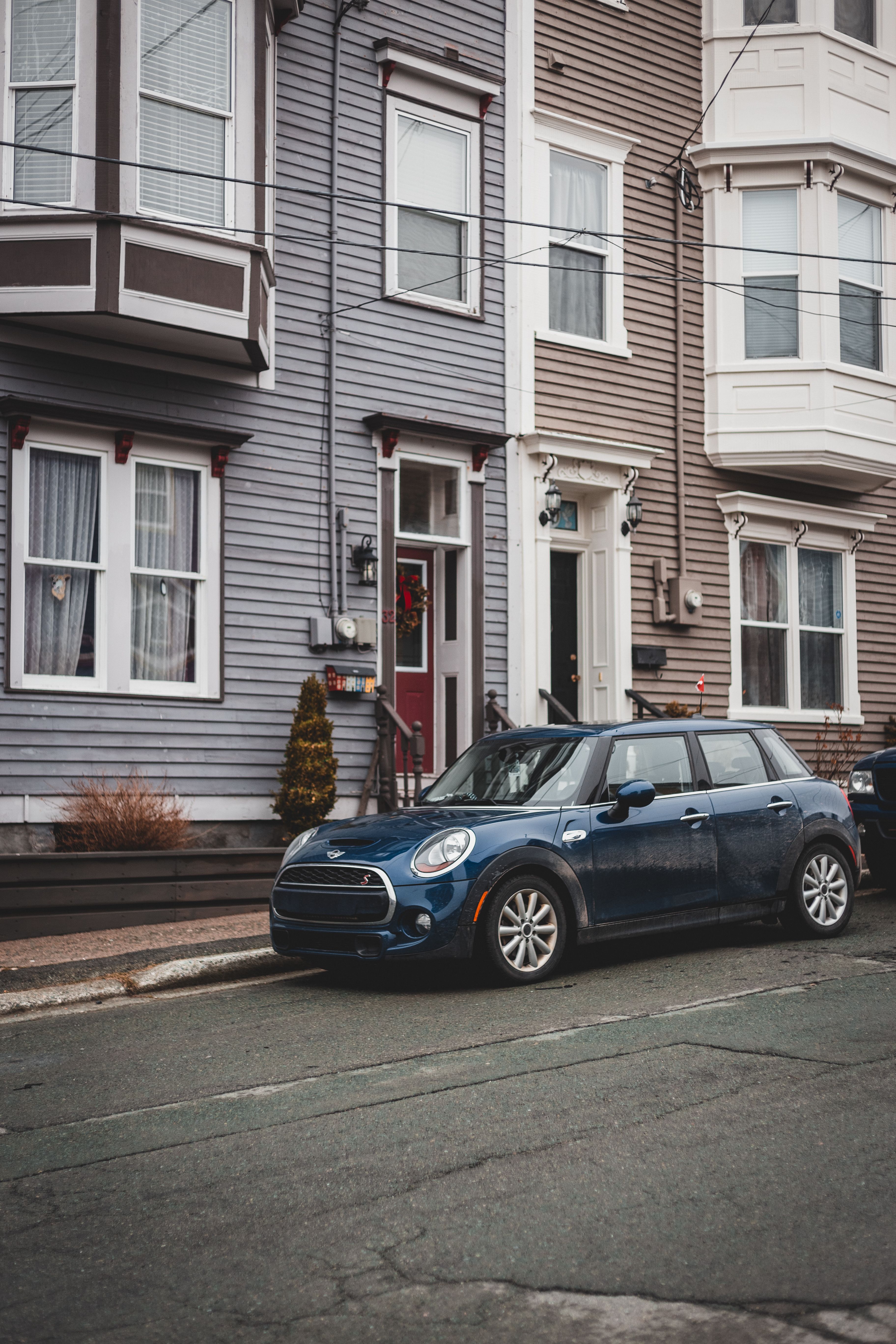 A quiet street scene that evokes a filmic, nostalgic mood—exactly what vintage cameras capture so well.