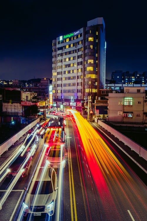 Free Cars on The Road Stock Photo