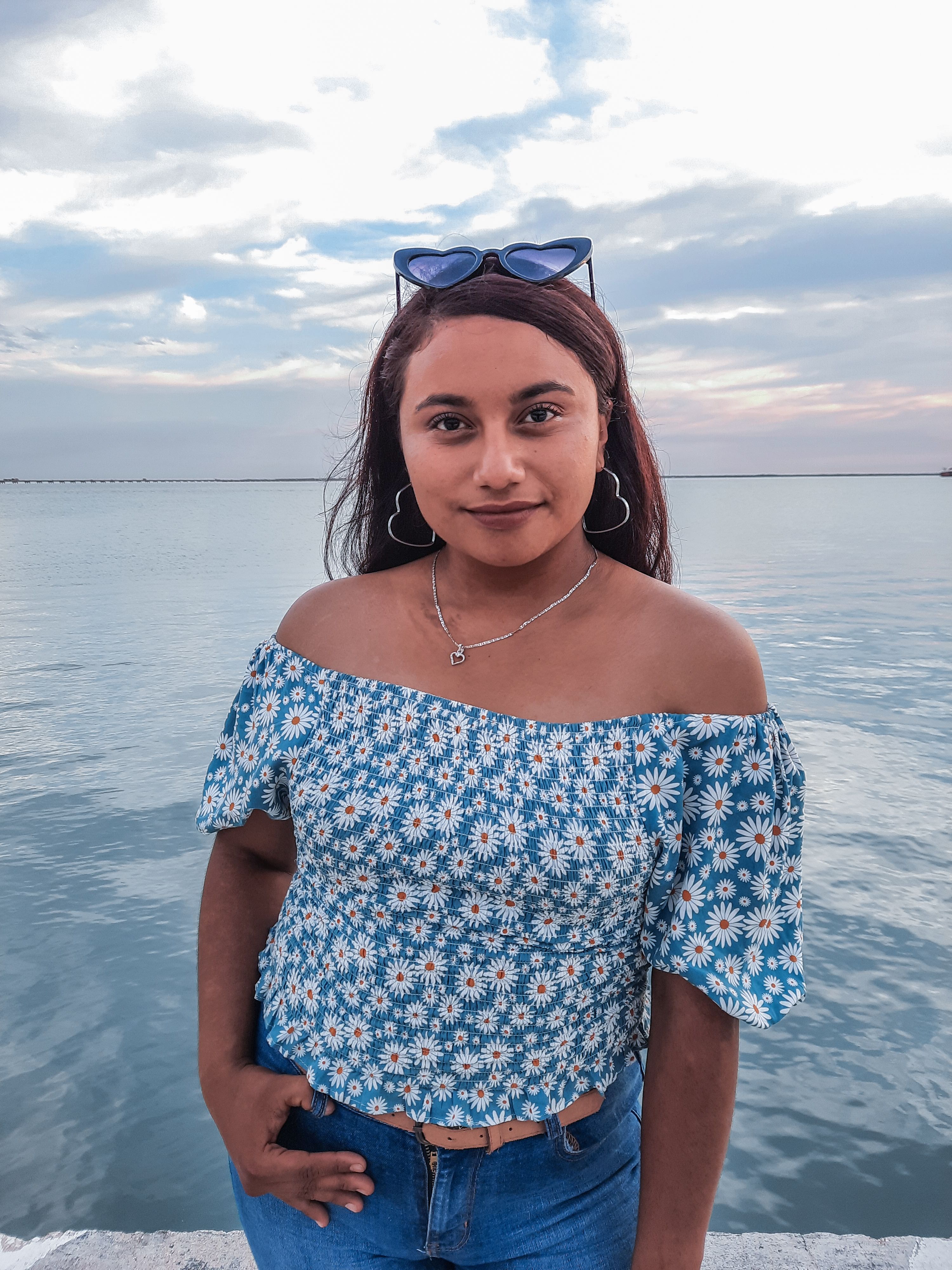 Blusa Ciganinha Floral Verde