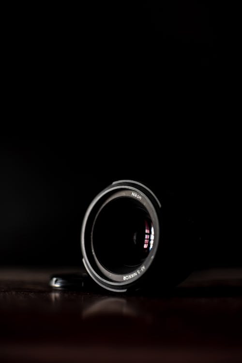 Close-Up Shot of a Camera Lens