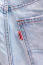 Close-Up Shot of a Denim Jeans