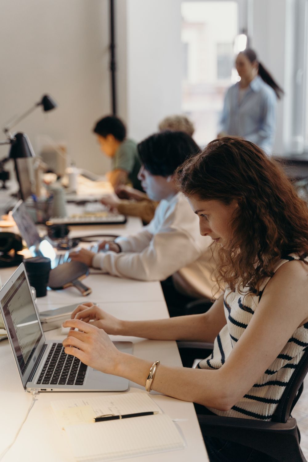 Experienced software development team collaborating on an ABP.IO project