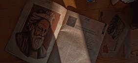 Close-Up Shot of a Newspaper