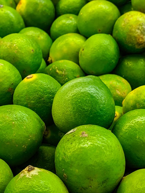 Close-Up Shot of Limes