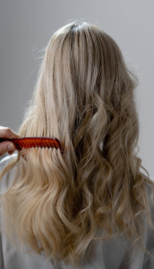 Foto profissional grátis de cabelo cacheado, crista, loira
