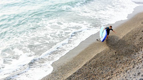 Kostnadsfri bild av hav, surfer flicka
