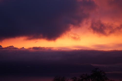 Бесплатное стоковое фото с атмосфера, восход, живописное небо