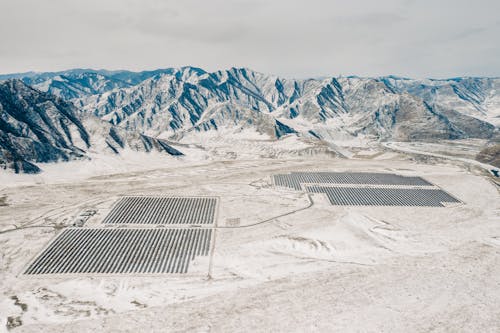 Fotos de stock gratuitas de cubierto de nieve, energía limpia, energía solar