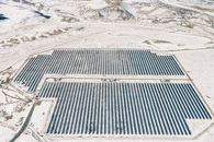 Aerial View of a Solar Farm