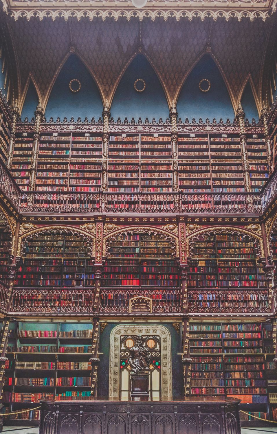 Interior of reading room in library · Free Stock Photo