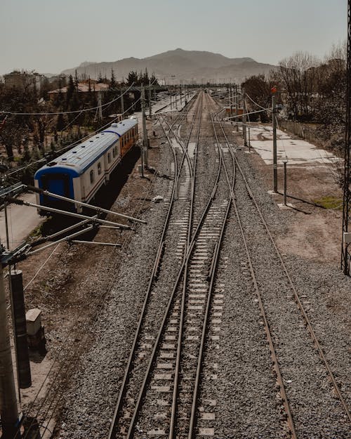 Photos gratuites de campagne, chemin de fer, entraîner