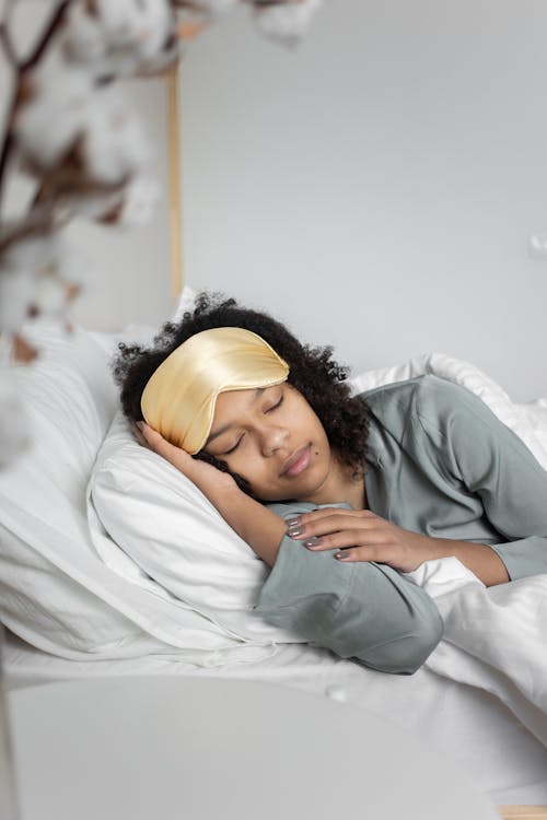 Free A Woman Sleeping Soundly Stock Photo