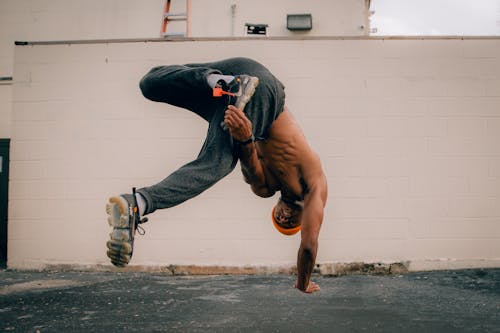 Shirtless Man Dancing