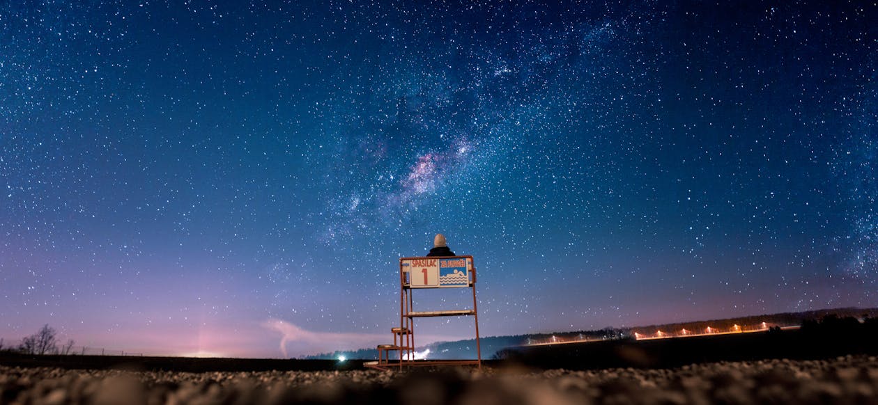 Δωρεάν στοκ φωτογραφιών με galaxy, απόγευμα, αστέρια