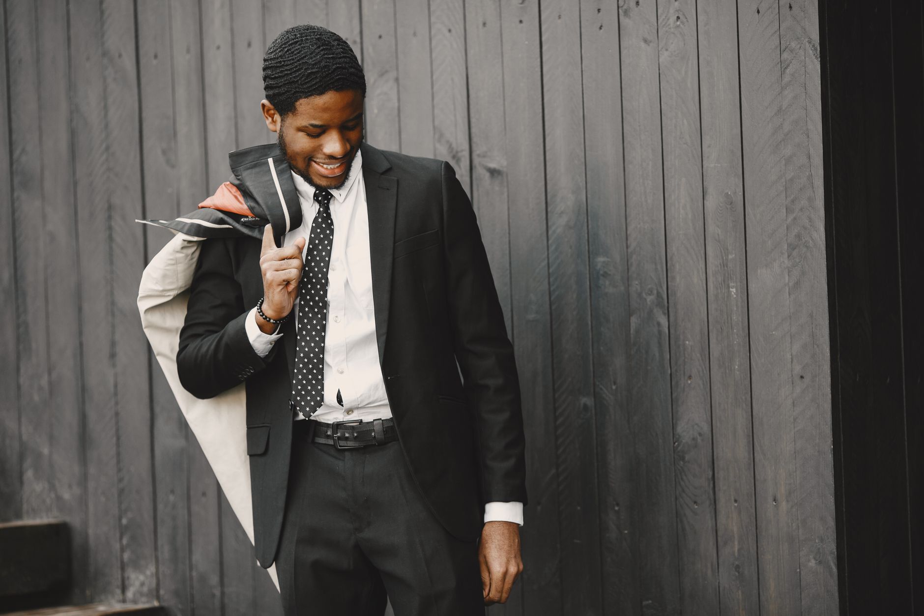 a single professional piece positioned as the gap-fill solution for multiple interview outfits
