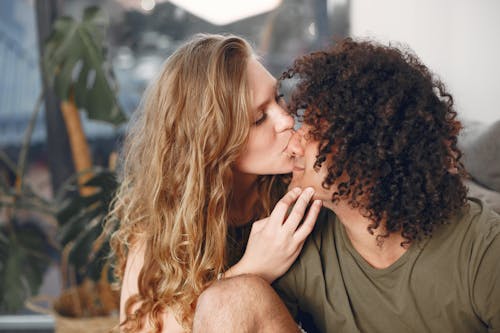 Free A Loving Couple Kissing Stock Photo