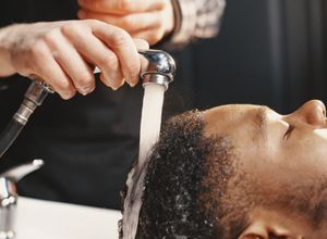 Balayage hair styling