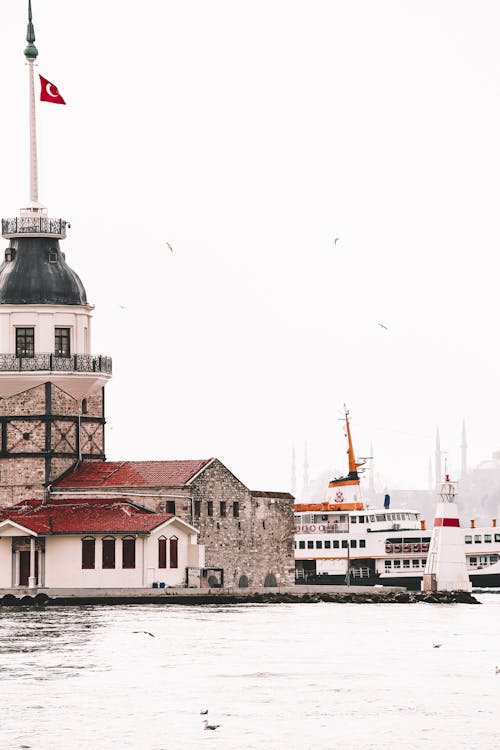 Free The Maiden's Tower in Istanbul Stock Photo