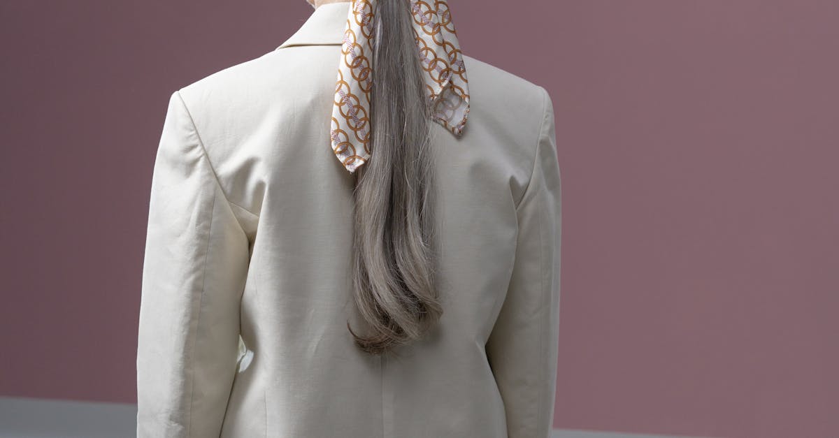 How to tie a hair scarf in a high ponytail
