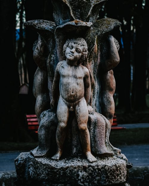 Gratis arkivbilde med barn, nærbilde, skulptur